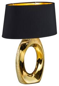 Stolná lampa TABA 2 zlatá/čierna