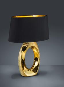 Stolná lampa TABA 2 zlatá/čierna