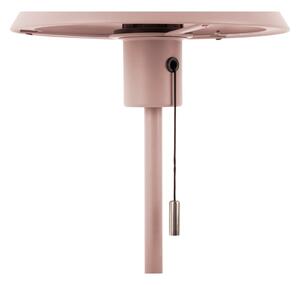 Svetloružová stolová lampa s kovovým tienidlom (výška 36 cm) Office Retro – Leitmotiv