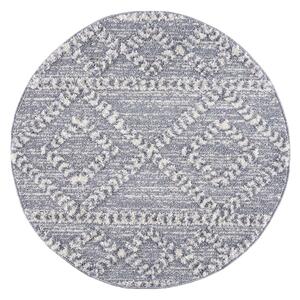 Dekorstudio Moderný okrúhly koberec FOCUS 3022 sivý Priemer koberca: 120cm