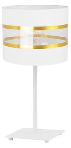 Stolová lampa ELEGANCE, 1x textilné tienidlo (výber zo 6 farieb), (výber z 2 farieb konštrukcie), G, LN