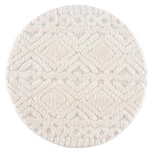 Dekorstudio Moderný okrúhly koberec FOCUS 3382 krémový Priemer koberca: 120cm