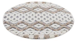 Dekorstudio Moderný okrúhly koberec FOCUS 3050 sivý Priemer koberca: 120cm