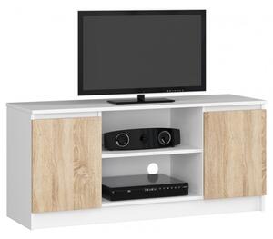 TV stolík RTV K120 biela/dub sonoma