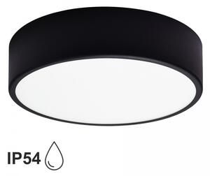 Stropné svietidlo CLEO BLACK IP54, 2xE27, Ø300, čierna/plast