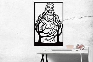 Drevený obraz na stenu - Ježiš