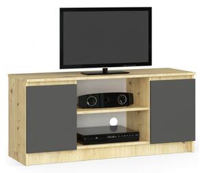 TV stolík RTV K120 dubartisan/grafit-sivá