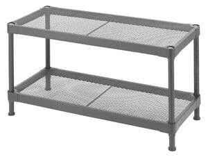 REGÁL NA TOPÁNKY, čierna, 75/40/32 cm MID.YOU - Online Only drobný nábytok, Online Only