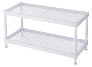 REGÁL NA TOPÁNKY, biela, 75/40/32 cm MID.YOU - Online Only drobný nábytok, Online Only