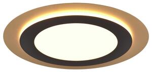 Stropné LED svietidlo MORGAN 2 zlatá/čierna