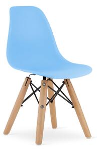 Detská dizajnová stolička ENZO svetlo modrá Počet stoličiek: 1ks