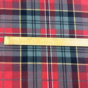 Ervi bavlna flanel š.240cm Škótska kocka Tartan - 25436-8, metráž