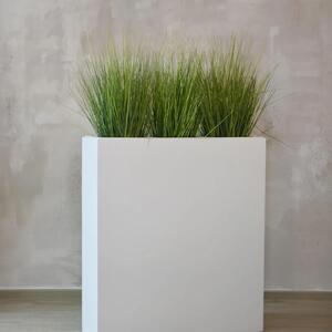 Kvetináč ELEMENTO, sklolaminát, šírka 88 cm, biela
