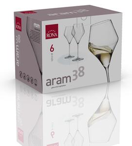 RONA 6 x Pohár na víno ARAM 380ml