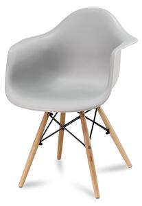 Dizajnová stolička MILANO sivá
