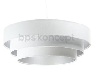 Dizajnová závesná lampa Trento, biela