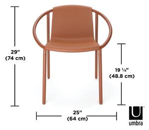 Jedálenská stolička v tehlovej farbe Ringo – Umbra