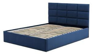 Čalúnená posteľ TORES bez matraca rozmer 140x200 cm Namornícka modrá