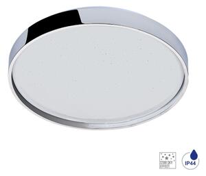 Stropné LED svietidlo SWIMM 22W, 4000K, IP44, 1450lm chróm/biela