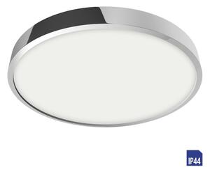 Stropné LED svietidlo LENYS I 24W, 4000K, IP44, 2040lm, chróm/biela