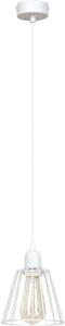 Závesné svietidlo Nuvola, 1x drôtené tienidlo (výber z 2 farieb), (výber zo 4 tvarov tienidla)