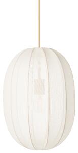 Závesná lampa biela nylon látkové tienidlo osvetlenie moderný štýl obývacia izba