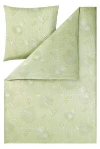 POSTEĽNÁ BIELIZEŇ, interlock džersej, zelená, 140/200 cm Estella - Obliečky & plachty