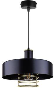Závesné svietidlo BARCELONA, 1x kovovo/drôtené tienidlo (výber zo 4 farieb)
