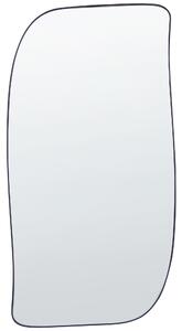 Nástenné zrkadlo čierne kovové oválne 37 x 70 cm dekoratívne moderné minimalistické obývacia izba spálňa chodba