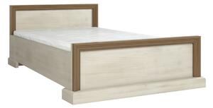 Posteľ Royal L1 160 cm Biela - dub