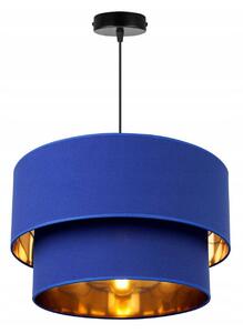 Závesné svietidlo Mediolan, 1x textilné tienidlo (výber zo 6 farieb), (výber z 3 farieb konštrukcie), (fi 40cm), g