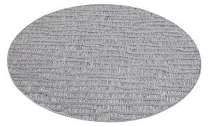 Dekorstudio Okrúhly terasový koberec SANTORINI - 450 antracitový Priemer koberca: 120cm
