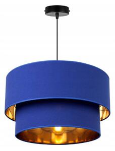 Závesné svietidlo Mediolan, 1x textilné tienidlo (výber zo 6 farieb), (výber z 3 farieb konštrukcie), (fi 45cm), g