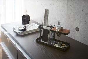 Multifunkčný stojanček Yamazaki Tower Desk Bar, čierny