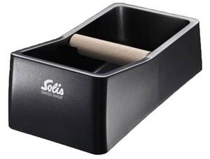 Knock-box na kávu Solis / plast / drevo / čierna