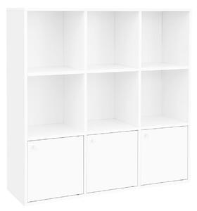 REGÁL, biela, 98/98/30 cm Boxxx - Online Only drobný nábytok, Online Only
