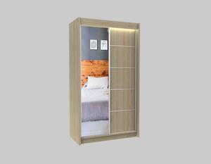 Kvalitná Šatníková skriňa Makira 120 cm Dub sonoma