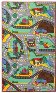 Detský koberec PLAYTIME viacfarebná, 100x165 cm