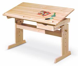 Drevený Písací stôl pre deti Julia - Borovica