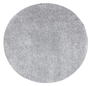 Dekorstudio Shaggy okrúhly koberec CITY 500 sivý Priemer koberca: 120cm