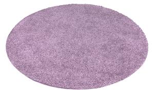 Dekorstudio Shaggy okrúhly koberec CITY 500 fialový Priemer koberca: 80cm
