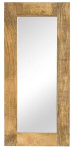 Zrkadlo masívne mangovníkové drevo 50x110 cm