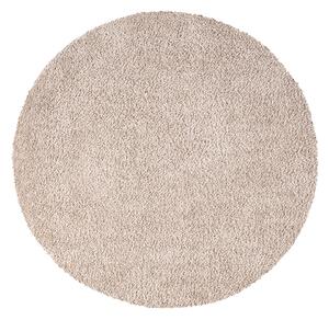 Dekorstudio Shaggy okrúhly koberec CITY 500 svetlo hnedý Priemer koberca: 120cm