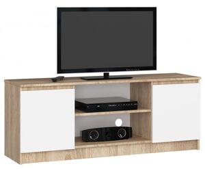 Komoda RTV K140 2D 1PCLP-sonoma / biela