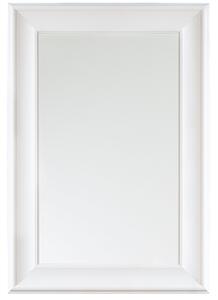 Závesné nástenné zrkadlo biele 61 x 91 cm syntetický materiál minimalistický dizajn škandinávsky štýl