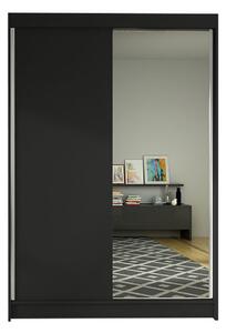 Šatníková skriňa LINO I šírka 120 cm - čierna