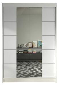 Šatníková skriňa LINO V šírka 120 cm - biela