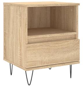 Nočný stolík, dub sonoma 40x35x50 cm, kompozitné drevo