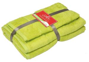 Áčko AC BAMBOO Apple Green 8581300021572 - set uterák 50x70cm + osuška 70x140 cm , bambus/bavlna 600g/m2