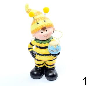 Včielka polyresin 7,7x7,6x15cm chlapec 208891CH - Dekorácia